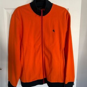 Express Bright Orange Jacket with Black Accents
